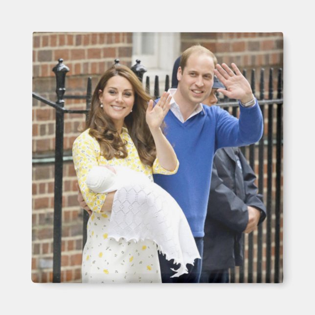 Charlotte Elizabeth Diana - British Will Kate Magnet (Front)