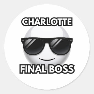 Charlotte Final Boss Cool Emoji Sticker