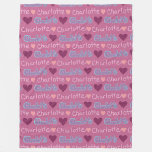 Charlotte fleece blanket