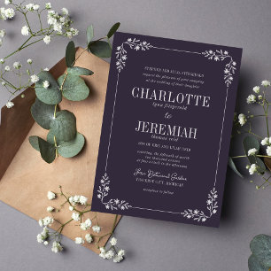 Charlotte Frame   Curated Colours   Wedding Invite