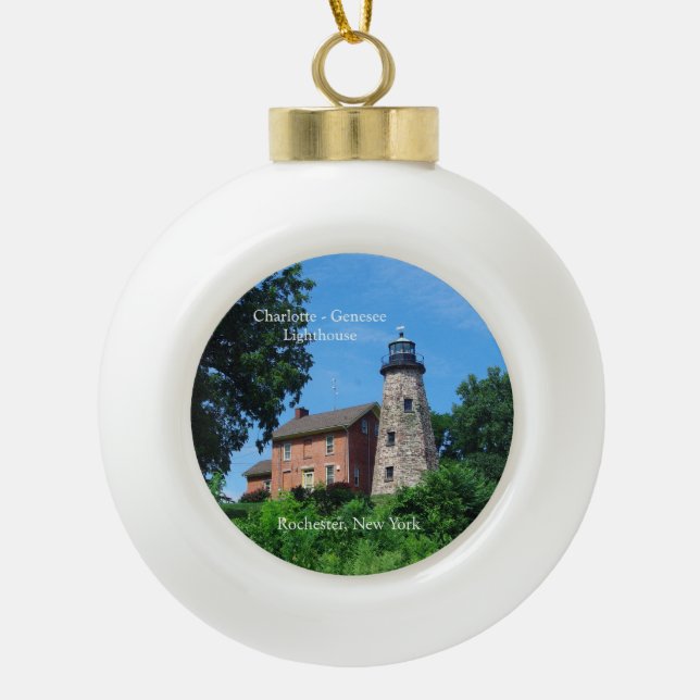 Charlotte Genesee Lighthouse ornament (Front)