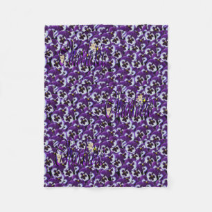 Charlotte Girls Name Logo, Fleece Blanket