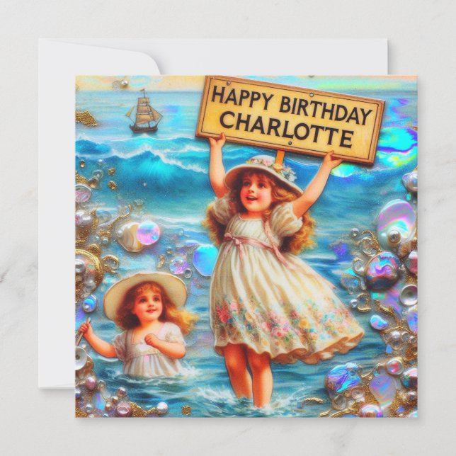 CHARLOTTE ~ Happy Birthday ~ Birthday Girl ~ (Front)