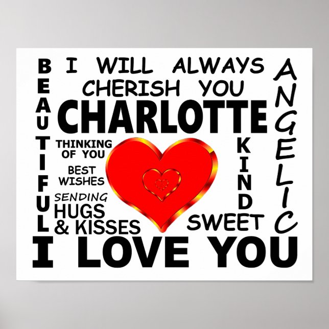 Charlotte I Love You Poster (Front)