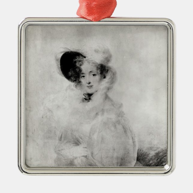 Charlotte Louise Eleonore Adelaide d'Osmond Metal Tree Decoration (Front)