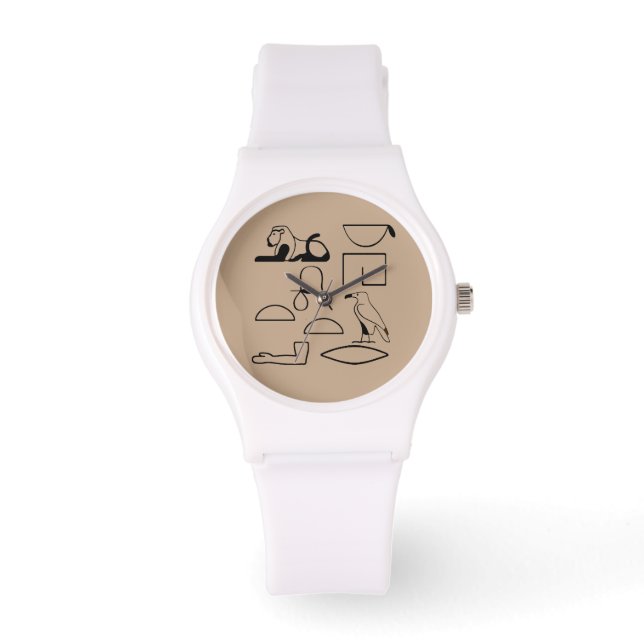 Charlotte Name in Hieroglyphs symbols of Egy Watch (Front)