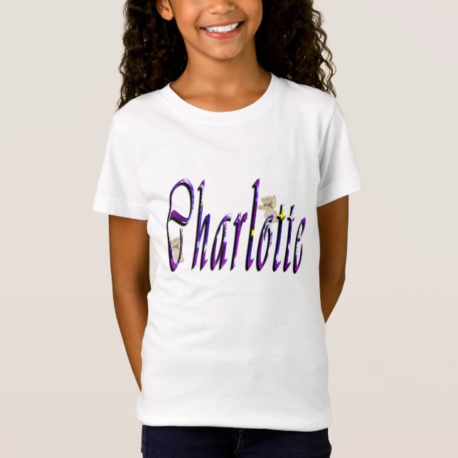 Charlotte Name Logo, T-Shirt (Front)