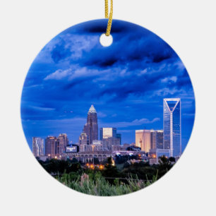 charlotte nc ceramic tree decoration