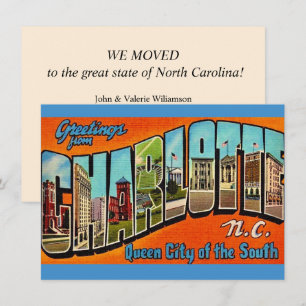 Charlotte NC Colourful Moving Announcement