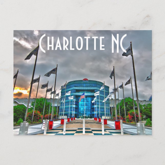 Charlotte NC lowes motor speedway Postcard (Front)