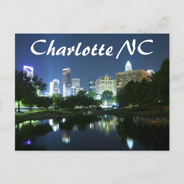 Charlotte NC Postcard (Front)