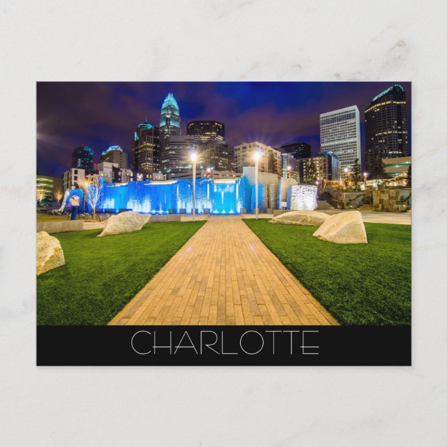 Charlotte NC Postcard (Front)
