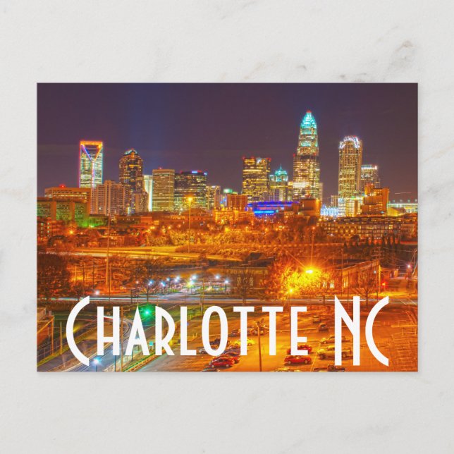 Charlotte NC Postcard (Front)