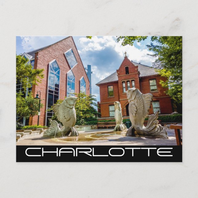 Charlotte NC Postcard (Front)