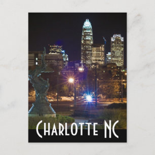 Charlotte NC Postcard