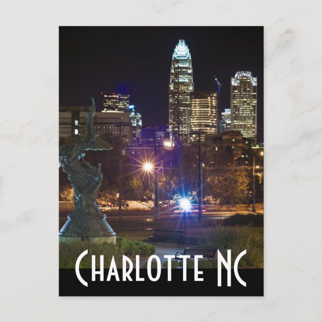Charlotte NC Postcard (Front)