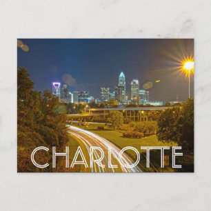 Charlotte NC Postcard
