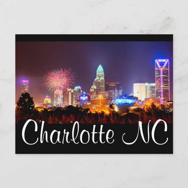 Charlotte NC Postcard (Front)