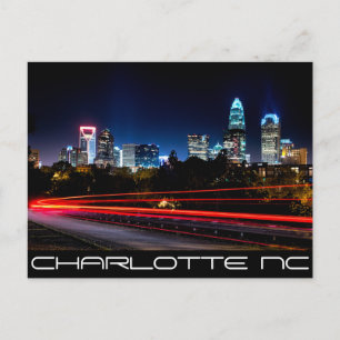 Charlotte NC -QUEEN CITY Postcard