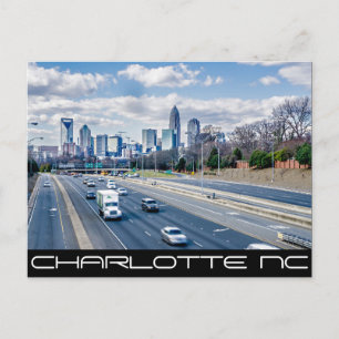 Charlotte NC -QUEEN CITY Postcard