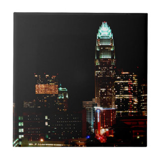 Charlotte NC Skyline Tile