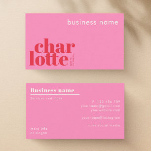 Charlotte North Carolina company Business Card