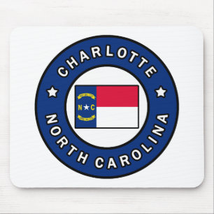 Charlotte North Carolina Mouse Pad