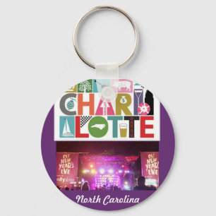 Charlotte North Carolina NC Keychain