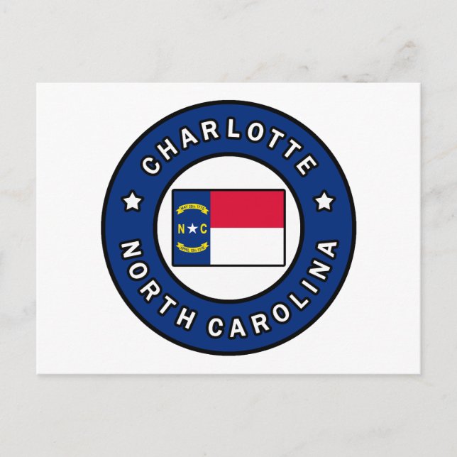 Charlotte North Carolina Postcard (Front)
