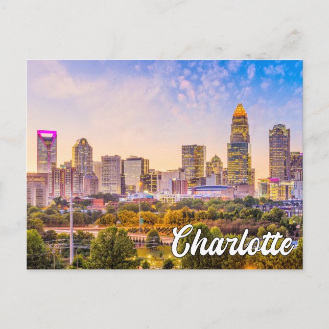 Charlotte, North Carolina, USA Postcard (Front)