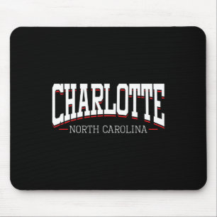 Charlotte North Carolina Vacation College Style Nc Mouse Pad