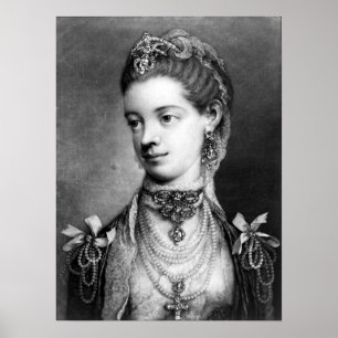 Charlotte, Queen of Great Britain - Thomas Frye Poster