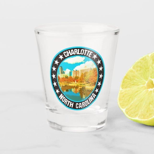 Charlotte                                          shot glass (Front)
