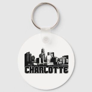 Charlotte Skyline Key Ring