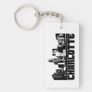 Charlotte Skyline Key Ring