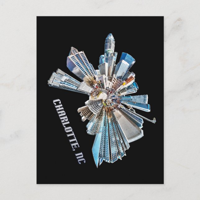 charlotte skyline postcard (Front)