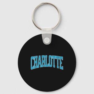 Charlotte Soccer Vintage City  Key Ring