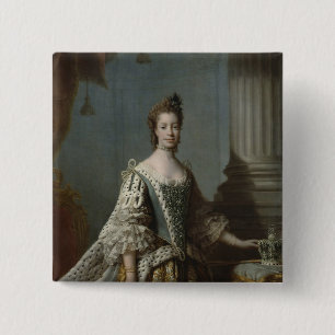 Charlotte Sophia of Mecklenburg-Strelitz, 1762 15 Cm Square Badge