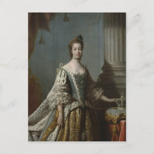 Charlotte Sophia of Mecklenburg-Strelitz, 1762 Postcard