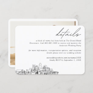 Charlotte Wedding Hotel Room Block Details Enclosure Card