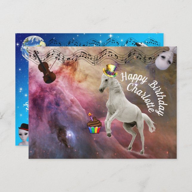 Charlotte's Birthday Card (Front/Back)