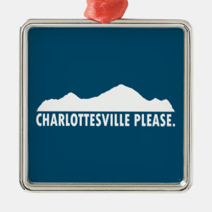 Charlottesville Please Metal Tree Decoration