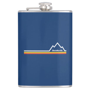 Charlottesville, Virginia Hip Flask