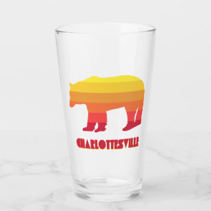Charlottesville Virginia Rainbow Bear Glass