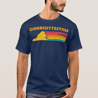 Charlottesville Virginia Vintage Distressed Souven T-Shirt