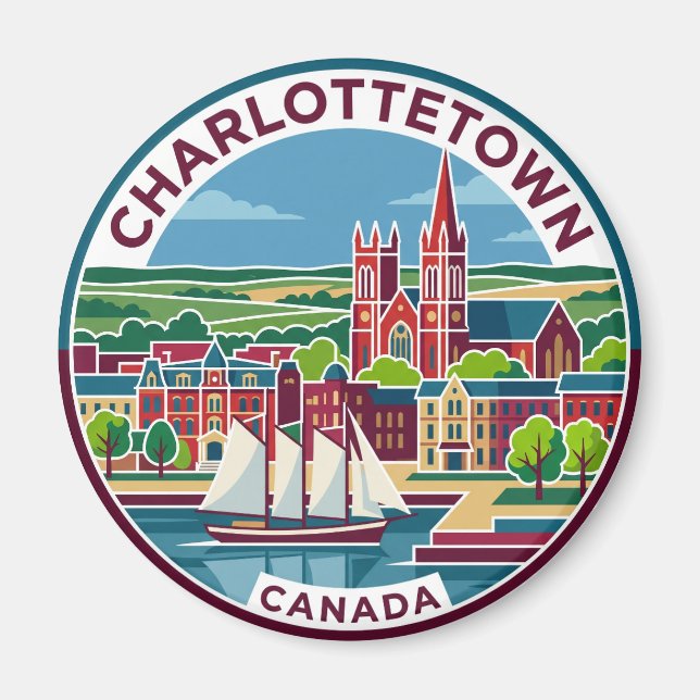 Charlottetown Canada Magnet (Front)
