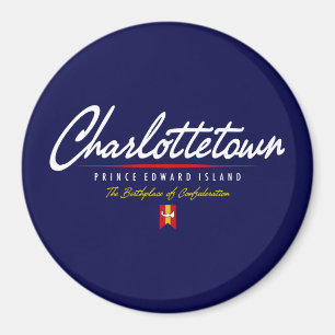 Charlottetown Script Magnet
