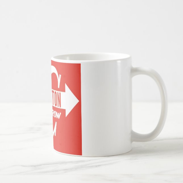 Charlton Arrow Classic logo Coffee Mug (Right)