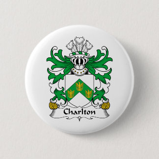 Charlton Family Crest 6 Cm Round Badge