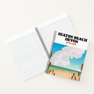 Charlton Undercliff Beach, Dorset travel poster No Notebook